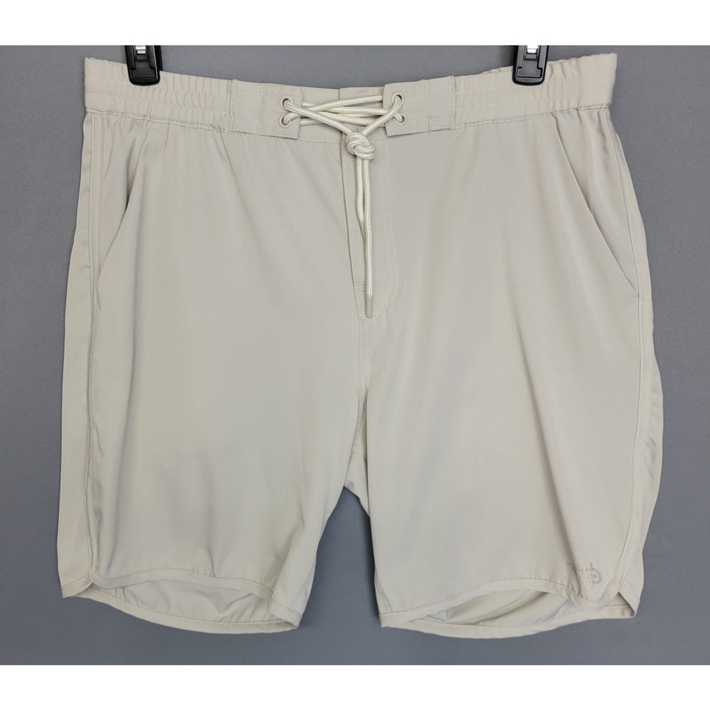 Reel Life Shorts Fishing Shorts Mens XXL Beige Fast Dry 7" Inseam Lightweight